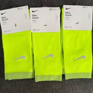 Set of 3 pair Nike Spark Dri-FIT Socks - Bright Neon